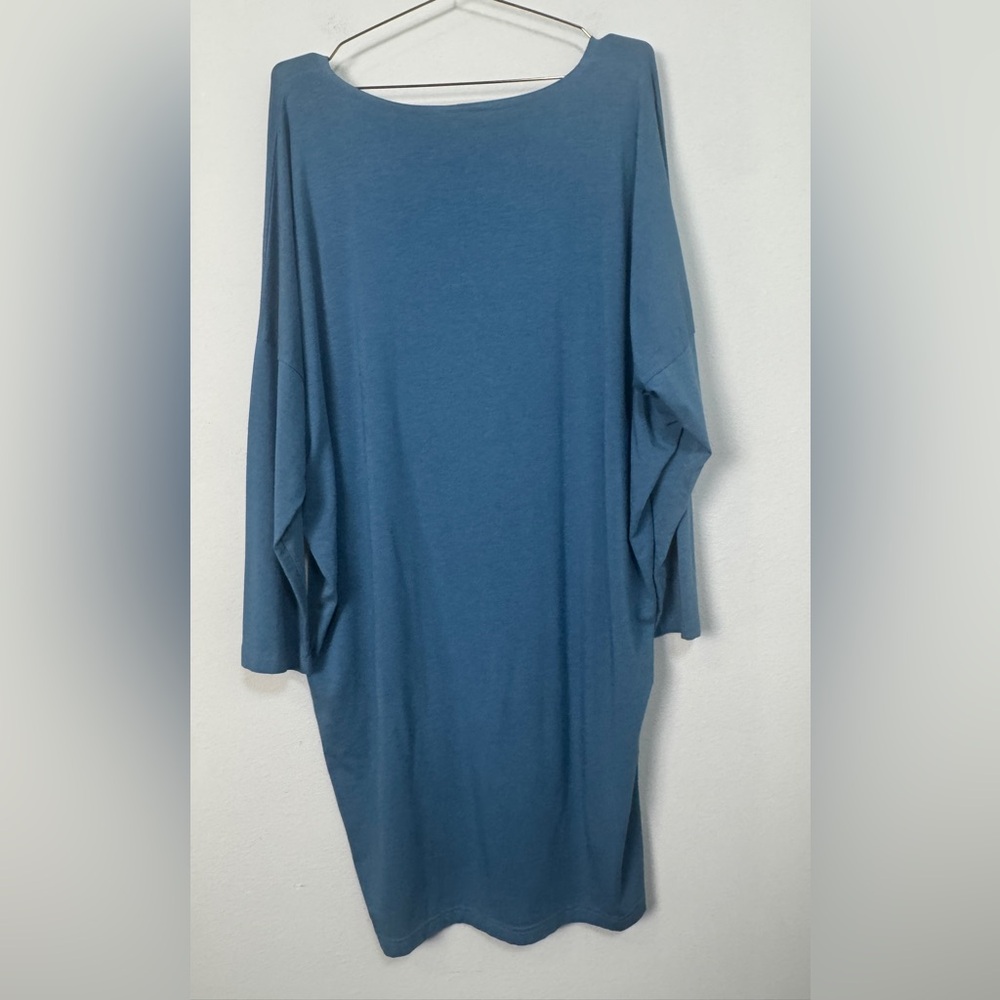 Bryn Walker Alanna Tunic Dress Lagenlook Bamboo Organic Cotton Cocoon Dress Sz M - Picture 7 of 13